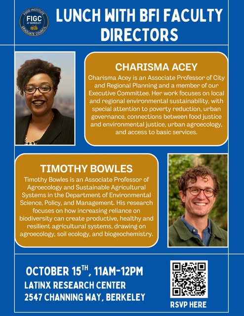 Lunch with BFI Faculty Directors