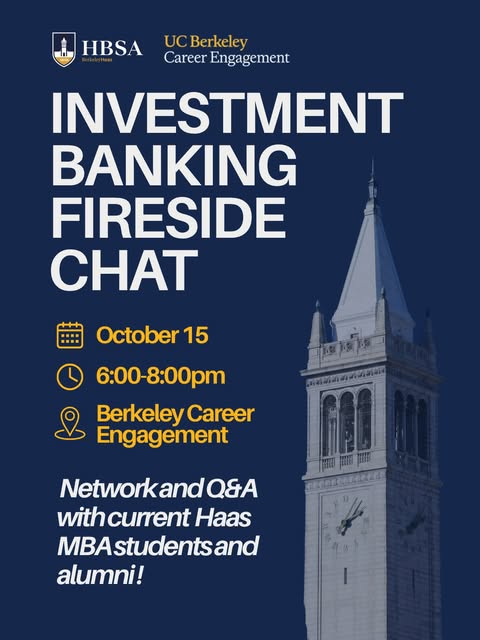 Investment Banking Fireside Chat
