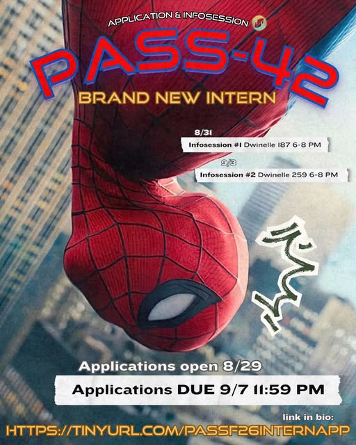 PASS Intern Program Info Session #1