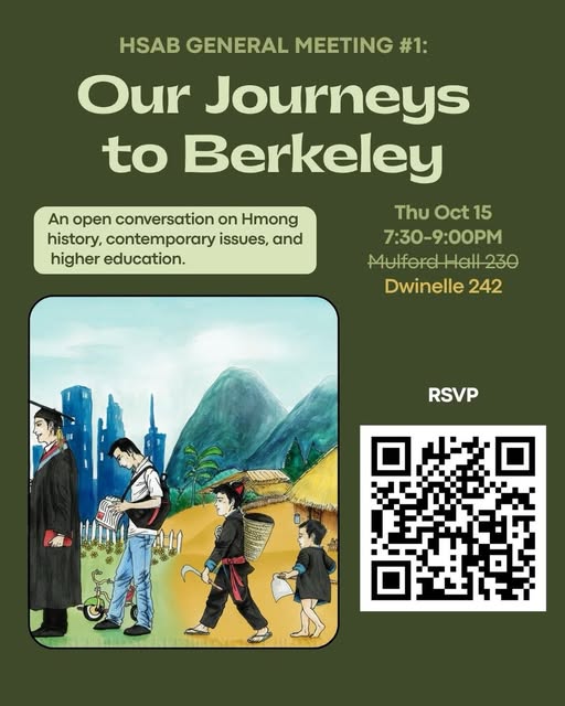 HSAB General Meeting #1: Our Journeys to Berkeley